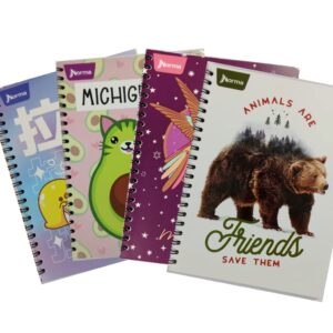 Cuaderno Académico a Cuadros Norma 100h Estilos de Animales