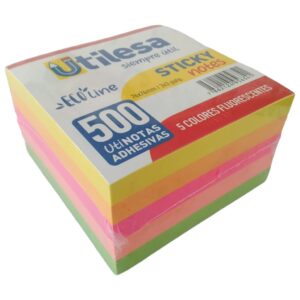 Notas Adhesivas Fluorescentes Utilesa